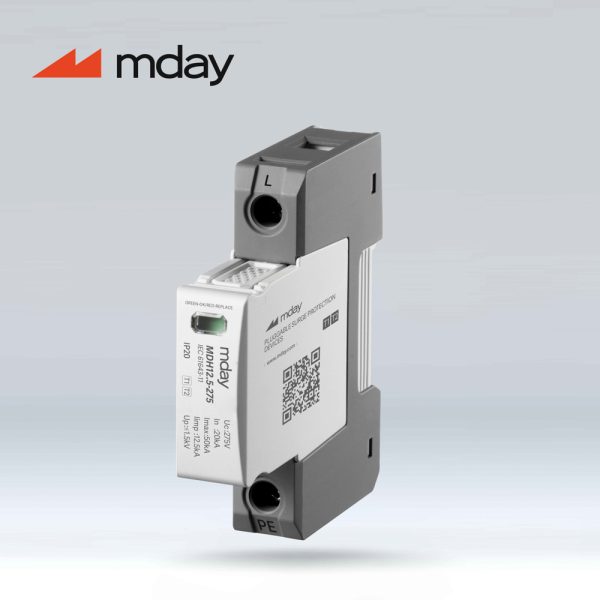سرج ارستر 50 کیلوآمپر، 275 ولت، 1 پل، برند Mday، مدل MDH12.5-AC-1P - تصویر 3