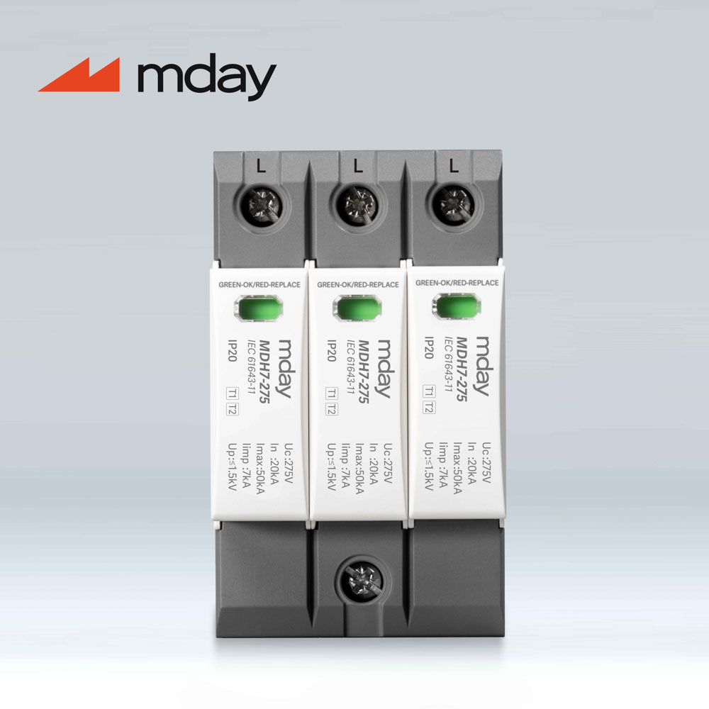 ARSHID-MDH7-AC-3P-2 سرج ارستر 50 کیلوآمپر، 275 ولت، 3 پل، برند Mday، مدل MDH7-AC-3P - تصویر 1