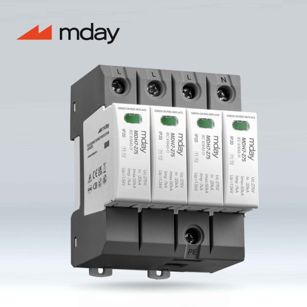 سرج ارستر 50 کیلوآمپر، 275 ولت، 4 پل، برند Mday، مدل MDH7-AC-4P - تصویر 4