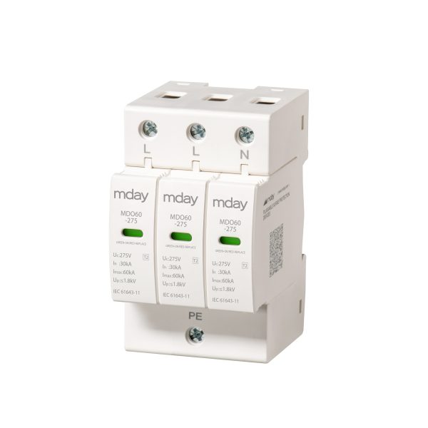 سرج ارستر 60 کیلوآمپر، 275 ولت، 3 پل، برند Mday، مدل MDO60-AC-3P - تصویر 2