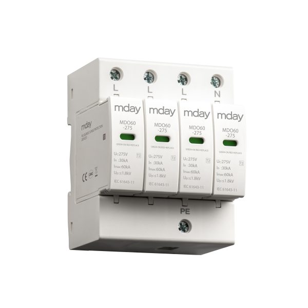 سرج ارستر 60 کیلوآمپر، 275 ولت، 4 پل، برند Mday، مدل MDO60-AC-4P - تصویر 2