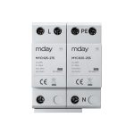 سرج ارستر 25 کیلوآمپر، 275 ولت، 2 پل، برند Mday، مدل MYCH25-AC-1P+NPE
