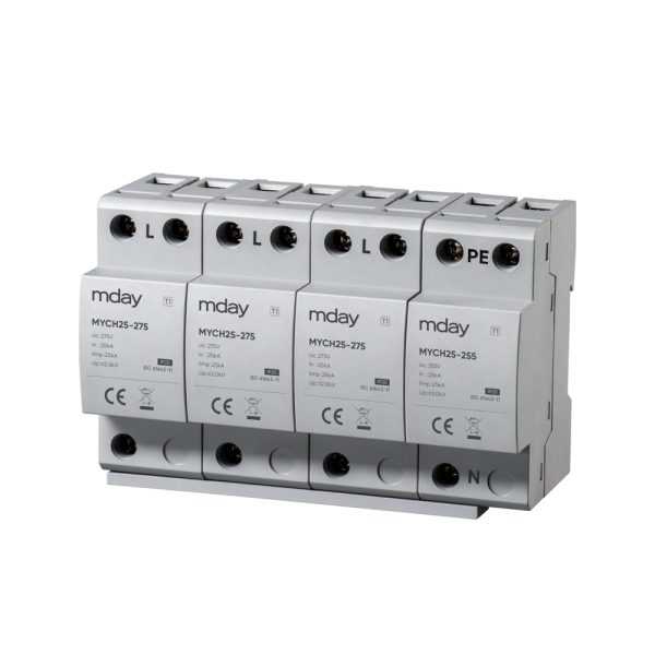 سرج ارستر 25 کیلوآمپر، 320 ولت، 4 پل، برند Mday، مدل MYCH25-AC-3P+NPE - تصویر 4