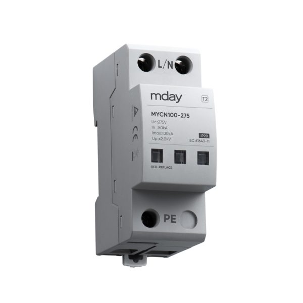 سرج ارستر 100 کیلوآمپر، 275 ولت، 1 پل، برند Mday، مدل MYCN100-AC-1P - تصویر 4