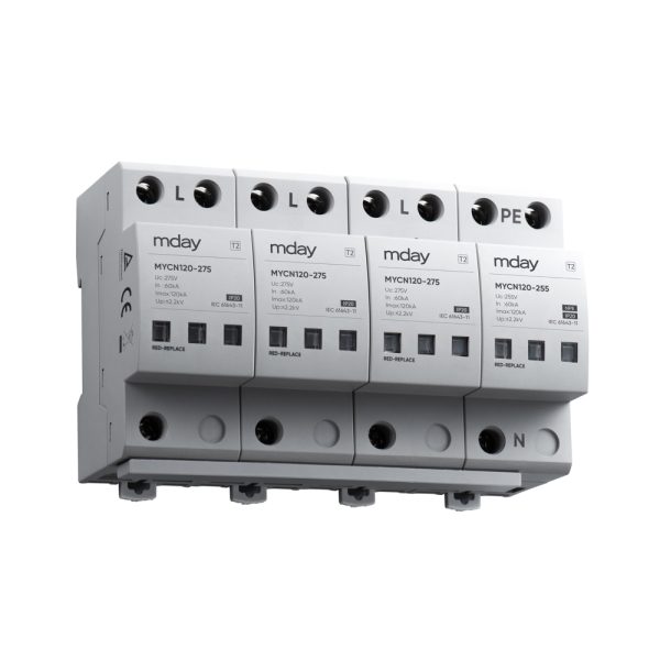 سرج ارستر 120 کیلوآمپر، 275 ولت، 4 پل، برند Mday، مدل MYCN120-AC-3P+NPE - تصویر 4